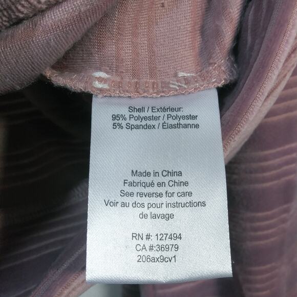 Heartloom Revolve Somi Striped Velvet Long Sleeve Top M - Picture 5 of 6